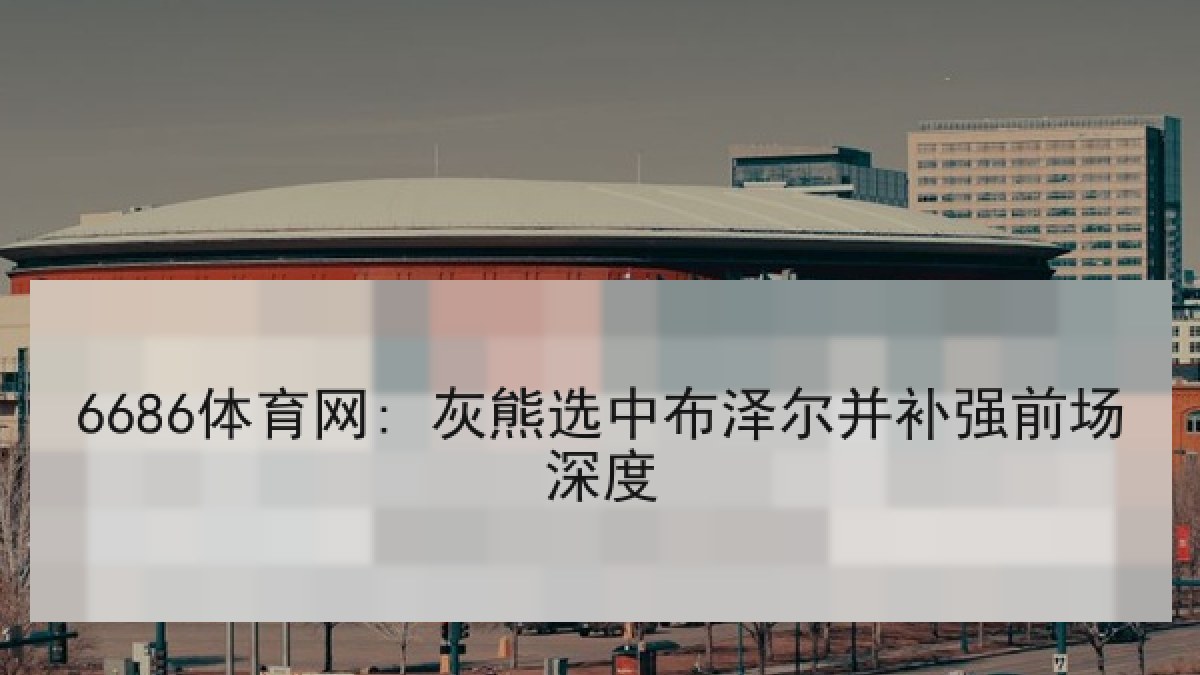 6686体育网: 灰熊选中布泽尔并补强前场深度